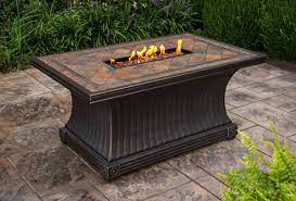 Patio Vienna Gas Firepit Table