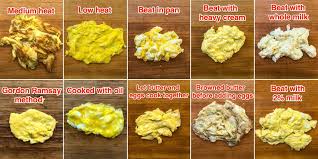 Place eggs in a large pot and and cover with 1 inch water. Graphic Shows How Scrambled Eggs Look Depending On How You Cook Them