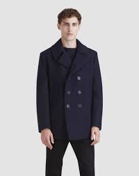 Wool Peacoat Dunhill Th
