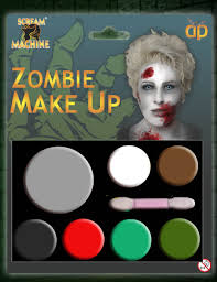 halloween make up face paint kit zombie