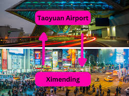from taoyuan airport to ximending