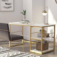 Finding the right furniture to set up your. Faux Marble Modern Home Office Desk Study Table Studying Writing Desk Workstation For Home Office Black