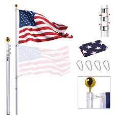 25ft Telescoping Flag Pole Kit Extra