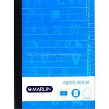 Marlin A4 Index Counter Book 2 Quire