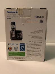 Panasonic Kx Tg3760 Link2cell Cordless Telephone Black