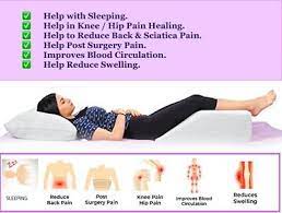 elevating leg wedge pillow reduce back