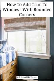 (see below for tools and a shoppin. How To Add Trim To A Window With Bullnose Corners Addicted 2 Diy