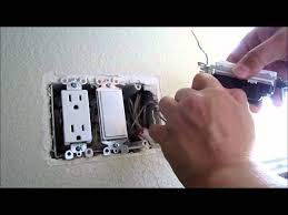 Twist the wire nut onto the three wires to secure them. How To Replace And Install A New Light Single Pole Switch Youtube