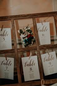 Rustic Seating Chart For A Summer Wedding Photo By Brooke