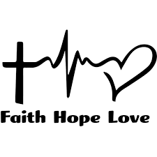 Hope is the reason why our hope might indeed come to pass. Faith Hope Love Dekoration