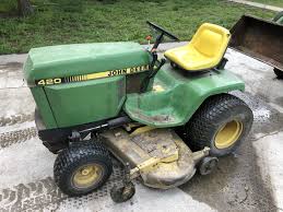 john deere 420 lawn tractor mower nex