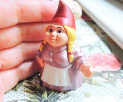 Miniature Female Gnome Mom Figurine