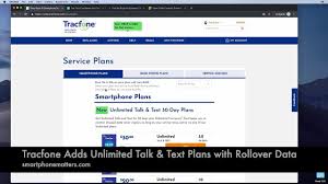 Tracfone minutes are used as safelink minutes to fill up a safelink wireless free government cell phone. Tracfone Adds Unlimited Talk Text Plans With Rollover Data Youtube
