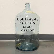 Used As Is 5 Gallon Glass Carboy