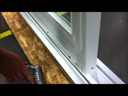 removing stationary panel on patio door