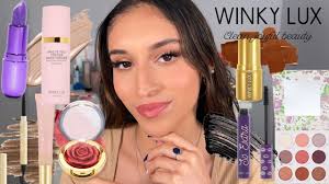 new winky lux makeup haul review