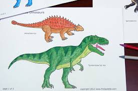 T rex dinosaur coloring pages are a fun way for kids of all ages to develop creativity, focus, motor skills and color recognition. Cretaceous Dinosaurs Free Printable Templates Coloring Pages Firstpalette Com