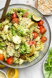 summer pesto pasta salad erin lives whole