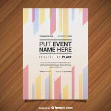 Event Poster Template Vector Free Download