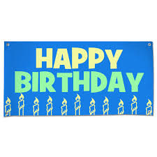 birthday banner vinyl party banner