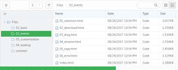web file manager javascript library