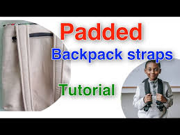 padded backpack strap tutorial diy