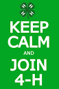 Image result for keep calm and join 4h