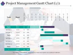 Project Management Gantt Chart 1 Ppt Pictures Professional