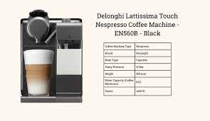 delonghi lattissima touch nespresso