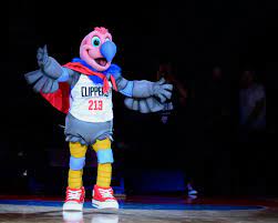 It's got a helmet and knee pads for when it's doing its stunts. The Clippers California Condor Mascot Is Terrifying Here Are 4 Better Ideas The Washington Post