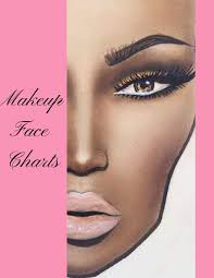 Makeup Face Charts The Blank Portfolio Workbook Paper