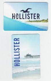 hollister gift card lot of 2 ocean