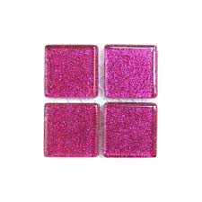 Fuchsia Magic Glitter Tile 2x2 The