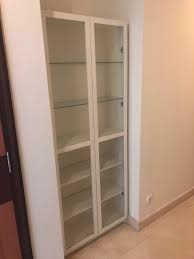 ikea billy bookcase with glass doors