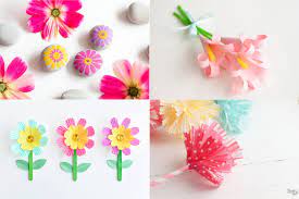 fun flowers crafts for preers
