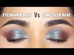 testing eyeshadow primer vs concealer
