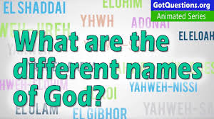 What Are The Different Names Of God