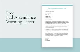 warning letter template in word free