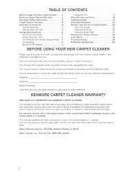 page 2 of kenmore carpet cleaner 111