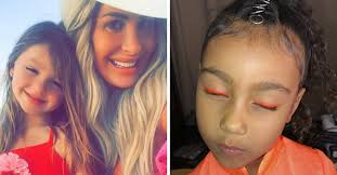 20 celebs who let their kids wear makeup