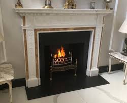 Antique Marble Fireplace Gas Fire