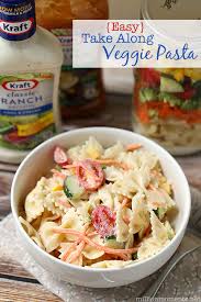 take along pasta salad two great