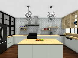 u shaped kitchen layout