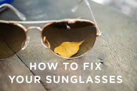scratched sunglasses fix clothes