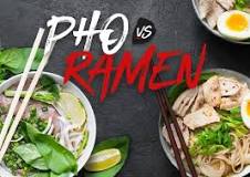 How is pho different than ramen?