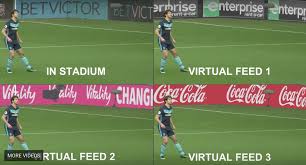 To score a field goal, the team in possession of the ball must place kick, or drop kick, the ball through the goal, i.e. English Soccer Teams Rolling Out Technology To Alter In Stadium Ads On Television
