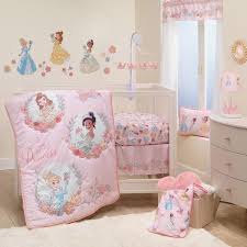 Lambs Ivy Disney Princesses 3 Piece Nursery Baby Crib Bedding Set Pink