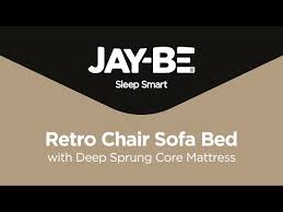 jay be retro sofa bed chair with deep