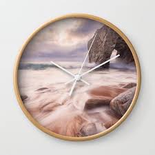 Coastal Wall Clock By John Taylor