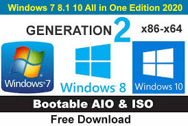 Aug 04, 2021 · download window 7 iso (ultimate and professional edition) downloads; Windows 7 8 1 10 All In One Edition 2020 X86 X64 Aio Iso Gen2 Free Download Computer Artist